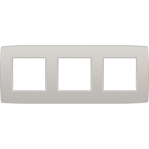 Plaque de recouvrement horizontale triple, couleur Original light grey (Niko 102-76700)