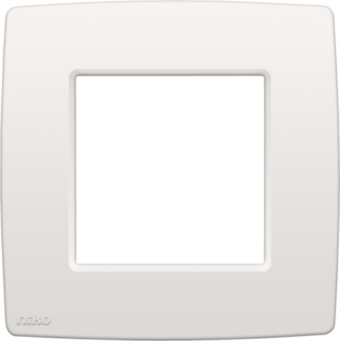 Plaque de recouvrement simple, couleur Original white (Niko 101-76100)