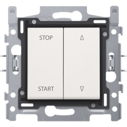 interrupteur de volet roulant START-STOP/UP-DOWN Blanc