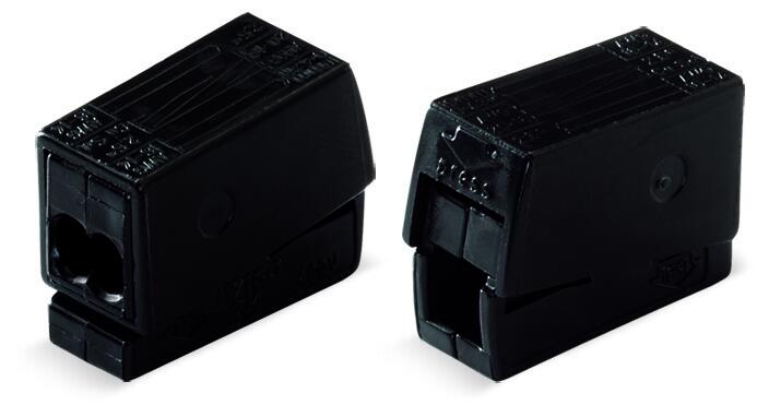 lusterklem 1-2.5mm² zwart (per stuk)