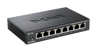 Ethernet switch - 8 poorten DGS-108