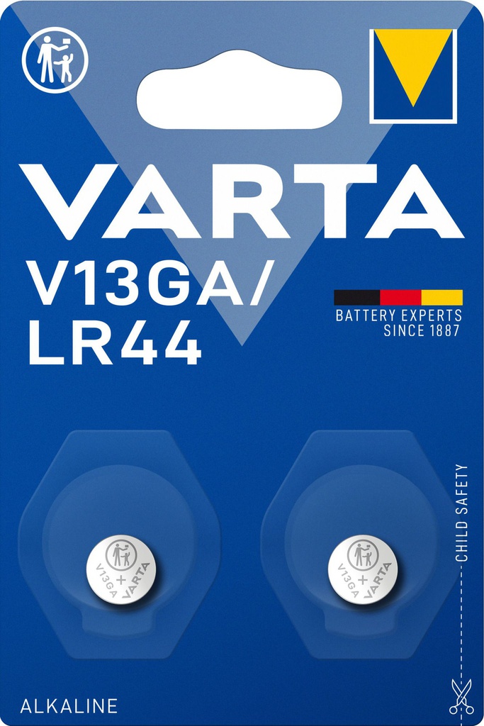 cellule de batterie v13ga/lr44 2x