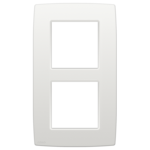 Plaque de recouvrement verticale double, couleur Original white (Niko 101-76200)
