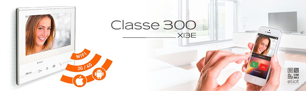 Kit vidéo couleur Linea 3000 + Classe 300 X13E wifi + 3/4G 363911