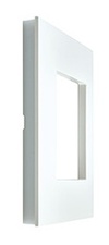 [LEG_741109] Valena Next Plaque de recouvrement triple verticale 57mm blanc -741109