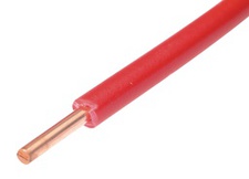 [H07VU2.5RC] câble d'installation VOB 2.5mm² Rouge - Rouleau 100m