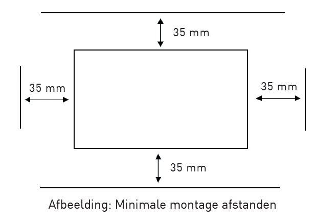 BASIC-DM Plafond Infrarood stralingspaneel.Wit 500W