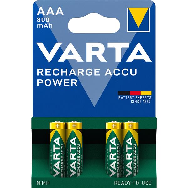 Batterie RECH.ACCU POWER AAA 800mAh (4)