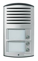 Station audio de porte Linea 2000 - 2 fils - aluminium - avec 3 boutons d'appel