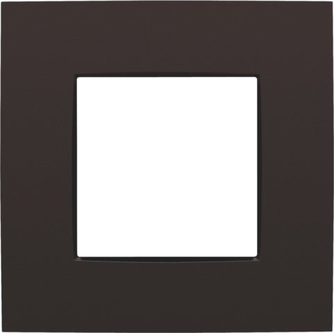 Plaque de recouvrement simple, couleur Intense dark brown (Niko 124-76100)