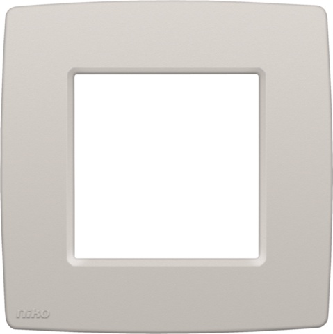 Plaque de recouvrement simple, couleur Original gris clair (Niko 102-76100)