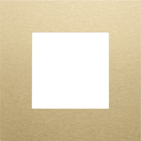 Plaque de recouvrement simple, couleur Pure alu gold (Niko 221-76100)
