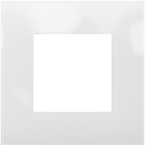 Plaque de recouvrement simple, couleur Pure liquid snow white (Niko 241-76100)