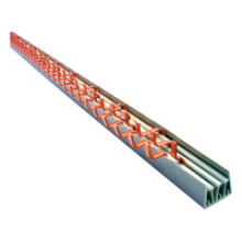 Rail Unibis 4P - 55x2P - 10mm² - 1 mètre