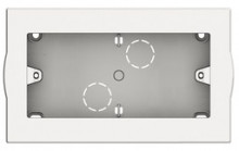 LivingLight - Boîte de surface 4 modules blanc 504BI