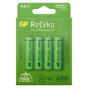 batterie recyko ni-mh AA 2600mah (4 pièces)