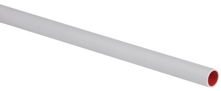 Tube PVC 16mm gris clair, longueurs de 2M, paquet de 15 pièces