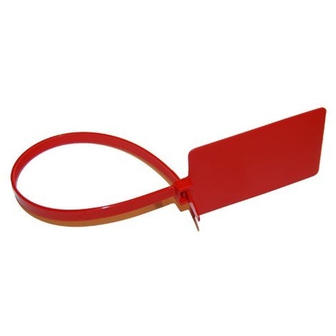 kabelbinder met label 280X7.5 rood