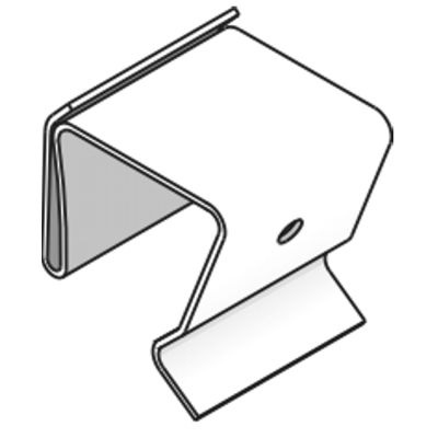 Pince à couvercle fixe pour goulotte métallique - DCO par 10St