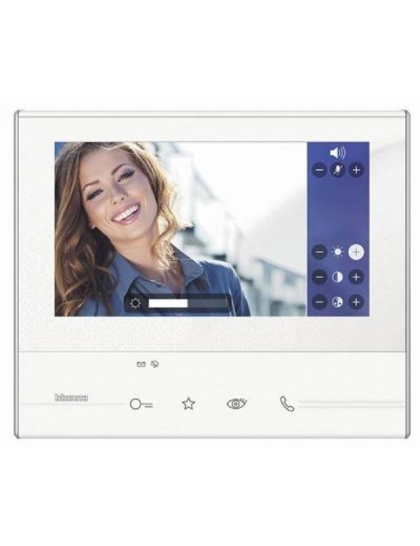 Interphone vidéo écran tactile couleur Classe 300V 13E Blanc