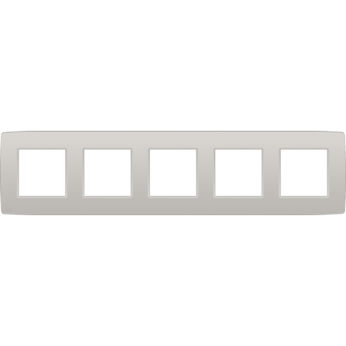 Plaque de recouvrement horizontale quintuple, couleur Original light grey (Niko 102-76005)
