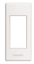 LivingLight-Support de plaque de recouvrement 1 mod.blanc