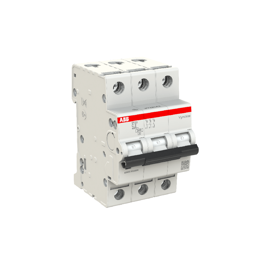 Automatische schakelaar 3kA 3P C 2A - EP33C02
