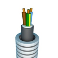 Draad, kabel & preflex / Flexibele buis / Flexibele buis met XVB kabel