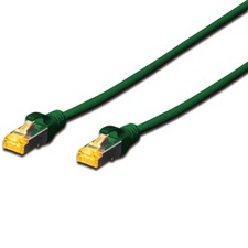 [ASS_DK1644A010/G] Câble de raccordement CAT 6A S-FTP AWG Vert 1m
