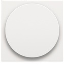 Niko Plaque centrale, revêtement blanc, variateur universel