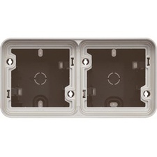 [CBO_WNA685] 2 boîtes horizontales avec membranes, grises