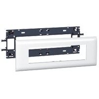 [LEG_010998] DLP (85mm) houder en afdekplaat wit, 8 modules