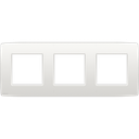 Niko Plaque de recouvrement horizontale triple, couleur Original white (Niko 101-76700)