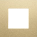 Niko Plaque de recouvrement simple, couleur Pure alu gold (Niko 221-76100)