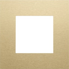 [NIK_221-76100] Enkele afdekplaat, kleur Pure alu gold (Niko 221-76100)