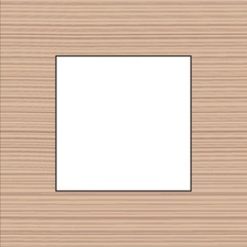 [NIK_156-76100] Plaque de recouvrement simple, couleur Pure bamboo (Niko 156-76100)