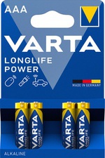 [VAR_4903121414] batterij longlife power AAA 1,5V (4 stuks)