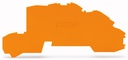 [WAGO_2003-7692] Plaque de fermeture et intermédiaire 0,8 mm d'épaisseur, orange pour 2003-7692