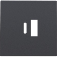 [NIK_122-68002] Kit de finition chargeur smart USB-A et USB-C, Anthracite - 122-68002
