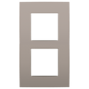 Niko Plaque de recouvrement verticale double, couleur Intense bronze (Niko 123-76200)