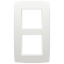 Niko Plaque de recouvrement verticale double, couleur Original white (Niko 101-76200)