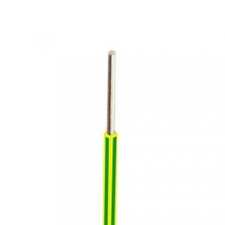 [H07VU1.5GGC] installatie kabel VOB 1.5mm² Geel/Groen - Rol 100m