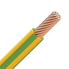 [H07VR10GGC_1] câble d'installation VOB 10mm² Jaune/Vert - par mètre