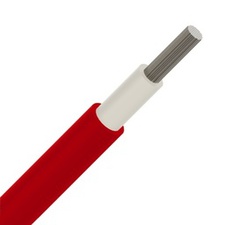 [S0LARTUV-6R-CCA rood] Solar kabel TUV Rubber 1kV klasse 5 Cca 6mm², rood